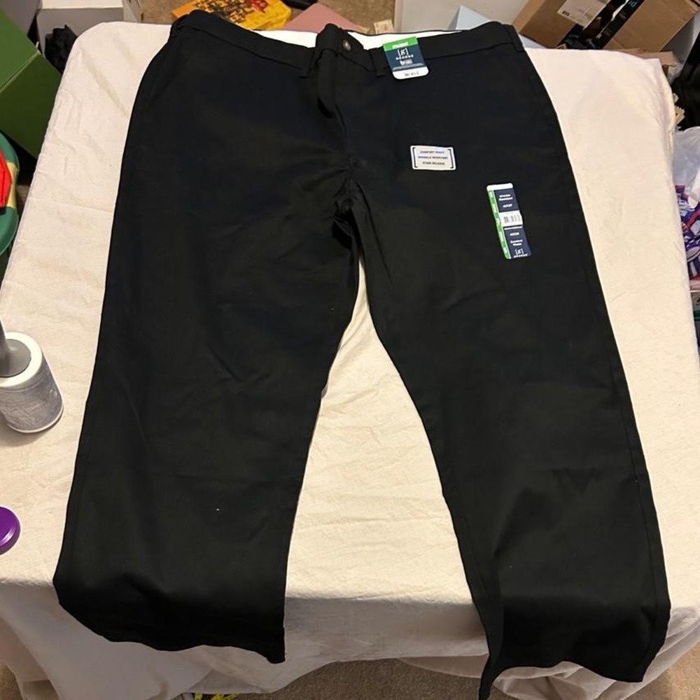 NEW George black straight leg pants